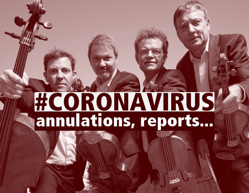 Les concerts annulés ou reportés…