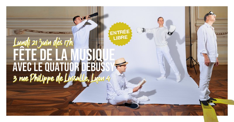 La Fête de la Musique 2021 du Quatuor Debussy