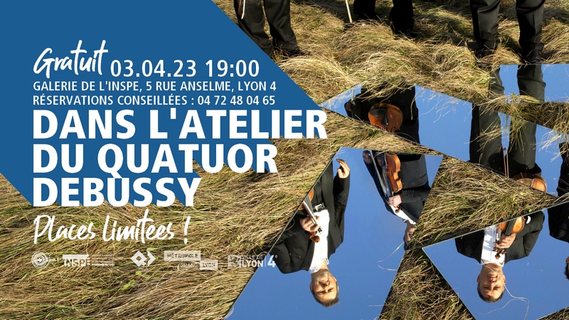 Dans l&rsquo;Atelier du Quatuor Debussy revient cette saison !